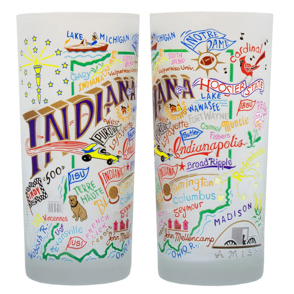Indiana Drinking Glass
