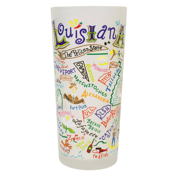 Louisiana Drinking Glass