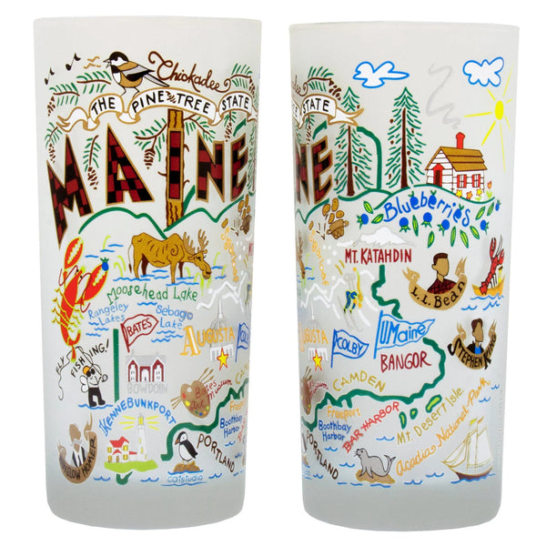 Maine Drinking Glass