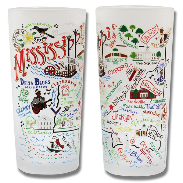 Mississippi Drinking Glass