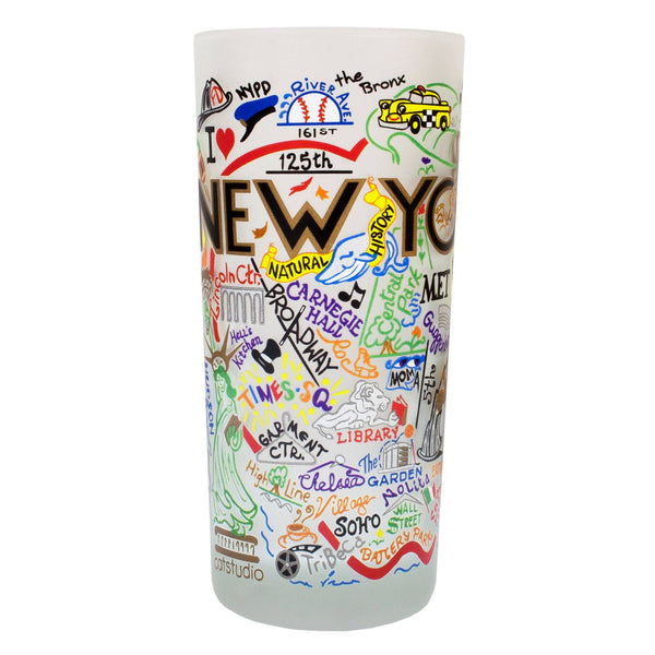 New York City Drinking Glass