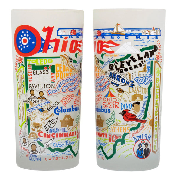 Ohio Drinking Glass