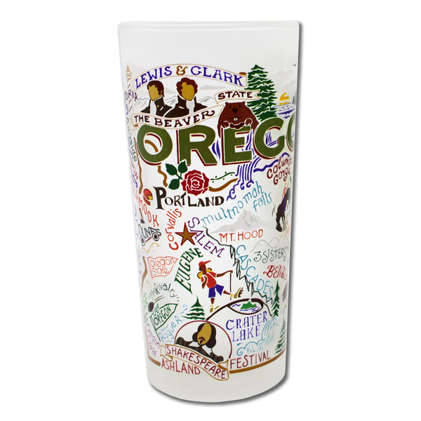 Oregon Drinking Glass