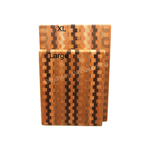 Checkered Wood Cutting Board