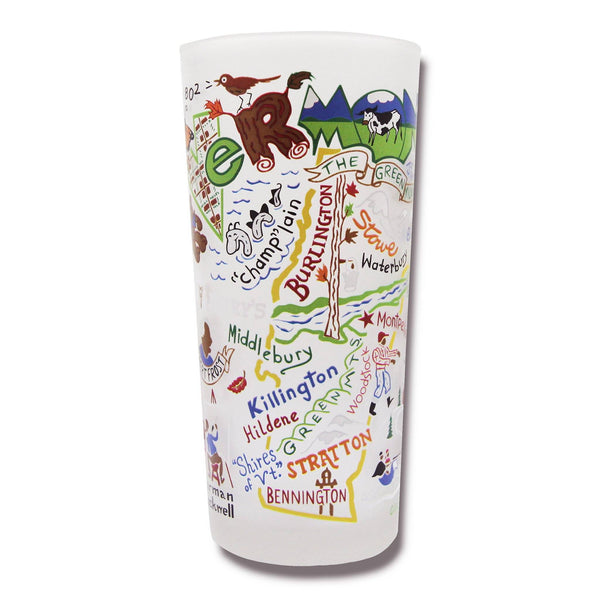 Vermont Drinking Glass