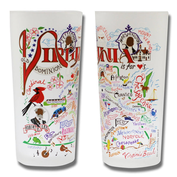 Virginia Drinking Glass