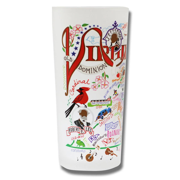 Virginia Drinking Glass