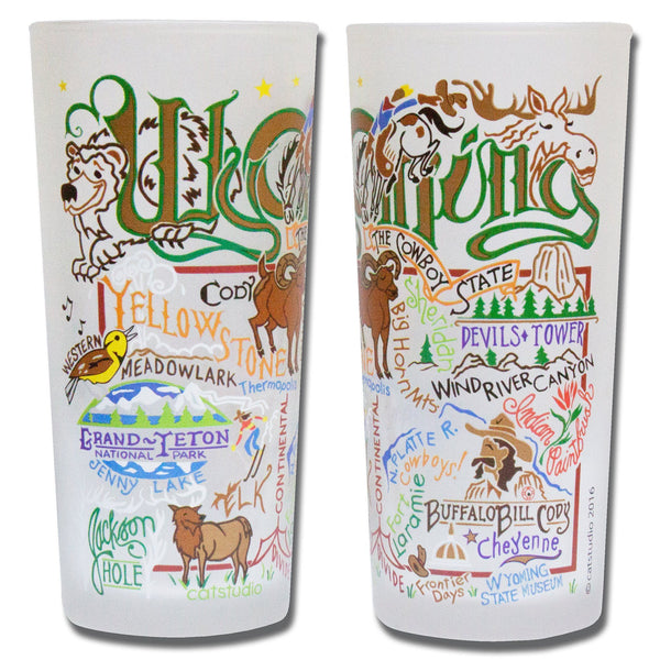 Wyoming Drinking Glass