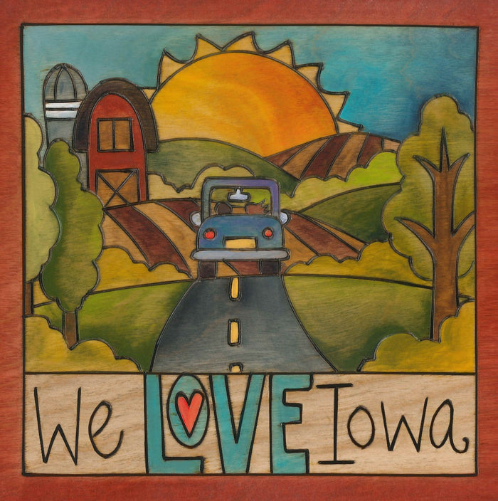 "99 Counties" | Iowa Plaque