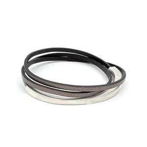Skinny Wrap Bracelet - Silver (Assorted)