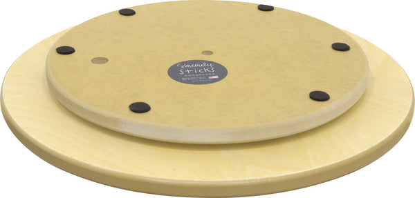 "Majestic Minnesota" Lazy Susan – "The North Star State" lazy susan with Minnesota landscape motif back view