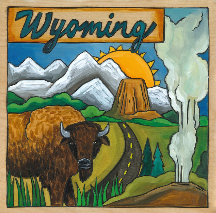 "Big Wyoming" | Wyoming Plaque
