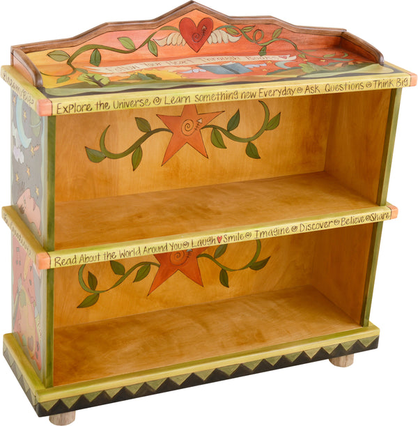 Short Bookcase –  Reading themed bookcase to inspire your kiddos