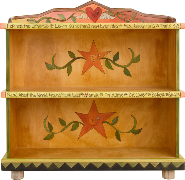 Short Bookcase –  Reading themed bookcase to inspire your kiddos
