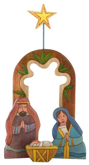 Holy Family Nativity –  Elegant and neutral classic holy family nativity