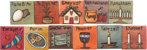 Large Perpetual Calendar Magnet Set | Jewish Holidays