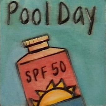 Large Perpetual Calendar Magnet –  Mark your calendar the day you plan to catch some rays poolside