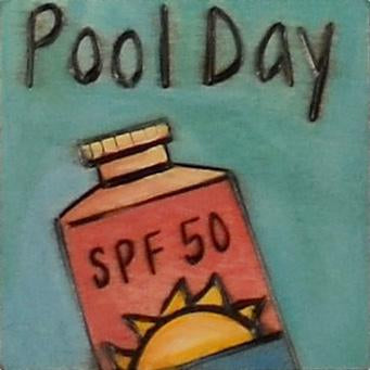 Large Perpetual Calendar Magnet | Pool Day 2