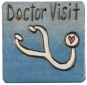 Large Perpetual Calendar Magnet –  "Doctor Visit" day perpetual calendar magnet