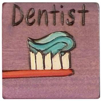 Large Perpetual Calendar Magnet –  A reminder for your dentist appointment, don't forget to floss