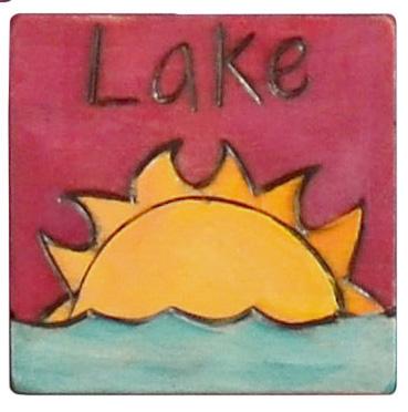 Large Perpetual Calendar Magnet –  Leave for some fun at the local lake today