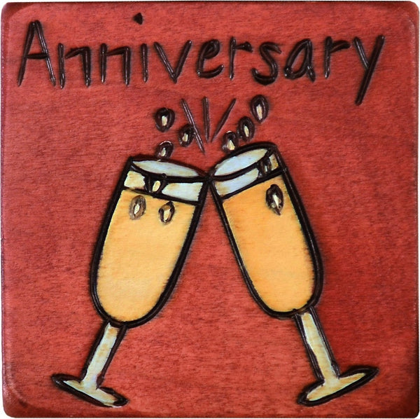 Large Perpetual Calendar Magnet –  Toast to your growing love for one-another today