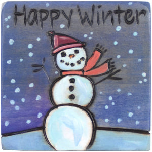 Large Perpetual Calendar Magnet –  Mark the solstice on your calendar with a snowman