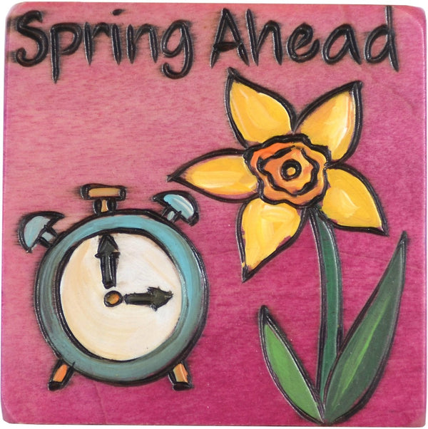 Large Perpetual Calendar Magnet –  This magnet reminds you to turn your clocks forward each March