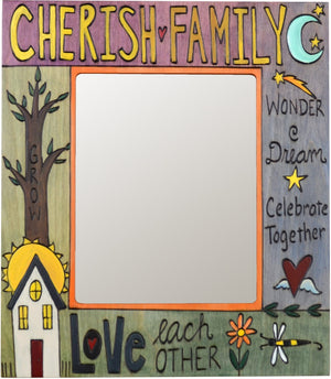 8"x10" Frame –  "Cherish Family" frame with inspirational messages and tree of life