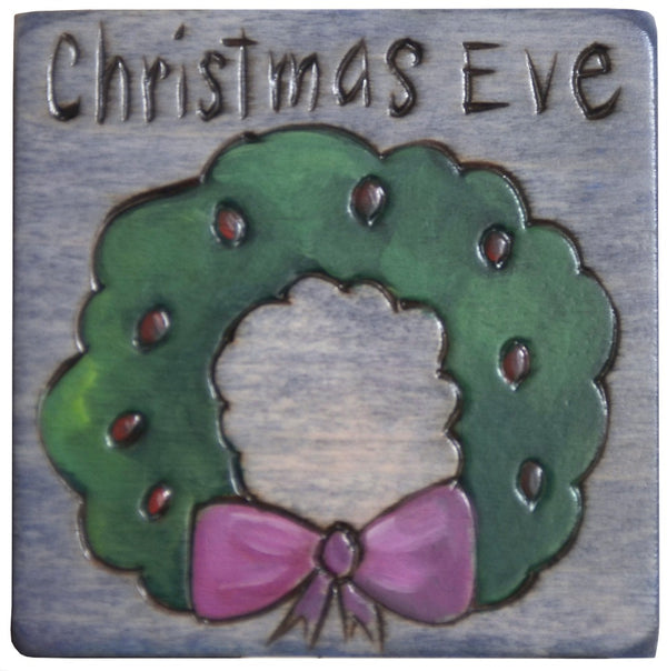 Large Perpetual Calendar Magnet –  The eve of Jesus' birth and the night Santa comes to visit every child's home