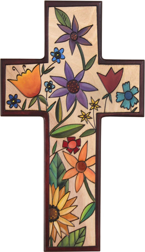 Cross Plaque –  Cross Plaque with floral motif