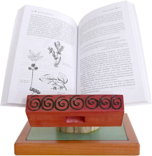 Cookbook and Tablet Stand –  Cookbook and Tablet Stand with sun and bee motif