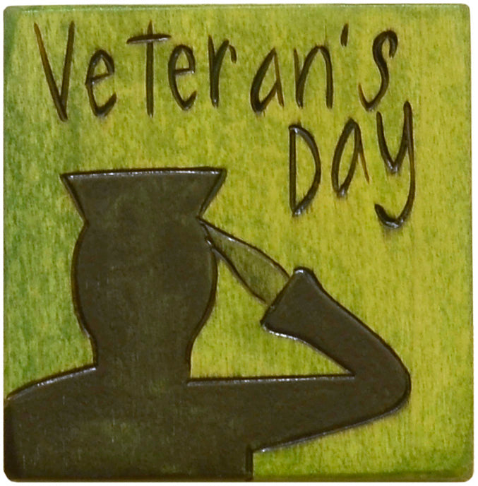 Large Perpetual Calendar Magnet | Veteran's Day