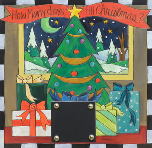 Christmas Countdown Plaque –  "How many days 'till Christmas?" Countdown the number of days until Santa arrives!