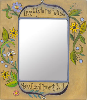 "Make each moment count" frame to let your favorite life adventures shine