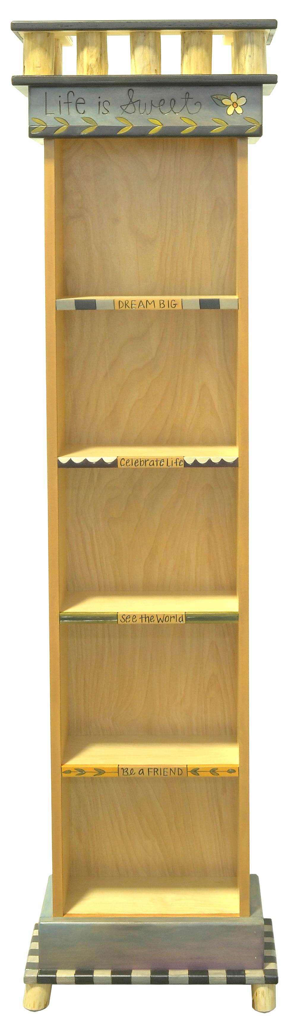 Tall Skinny Bookcase –