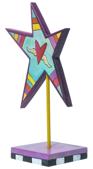 Star Sculpture – "You are my wish come true" tabletop star sculpture
