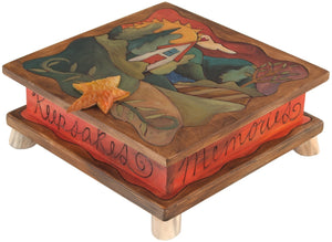 Keepsake Box – Beautiful warm-toned "my favorite things" landscape box motif