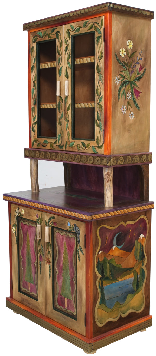 China Hutch –  A mountain cabin design with wild foliage