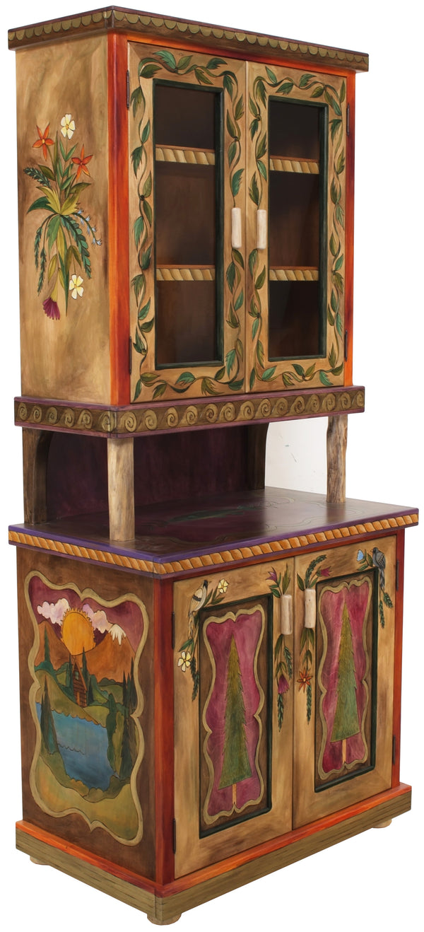 China Hutch –  A mountain cabin design with wild foliage