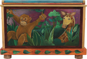 Chest –  "Life's Adventures" chest with safari animals motif