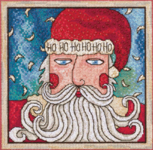 "Ho Ho Santa" Cross Stitch Kit