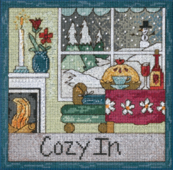 "Cozy In" Cross Stitch Kit