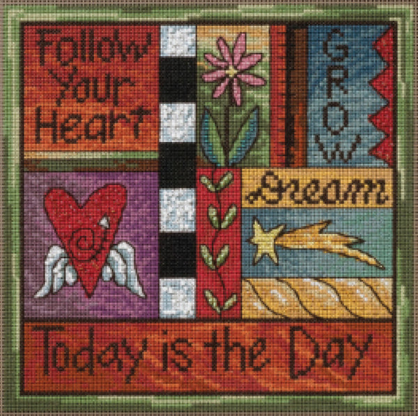"Today is the Day" Stitch Kit