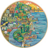 "The Glorious Garden State" Lazy Susan – A lovely landscape design of the Jersey shore front view