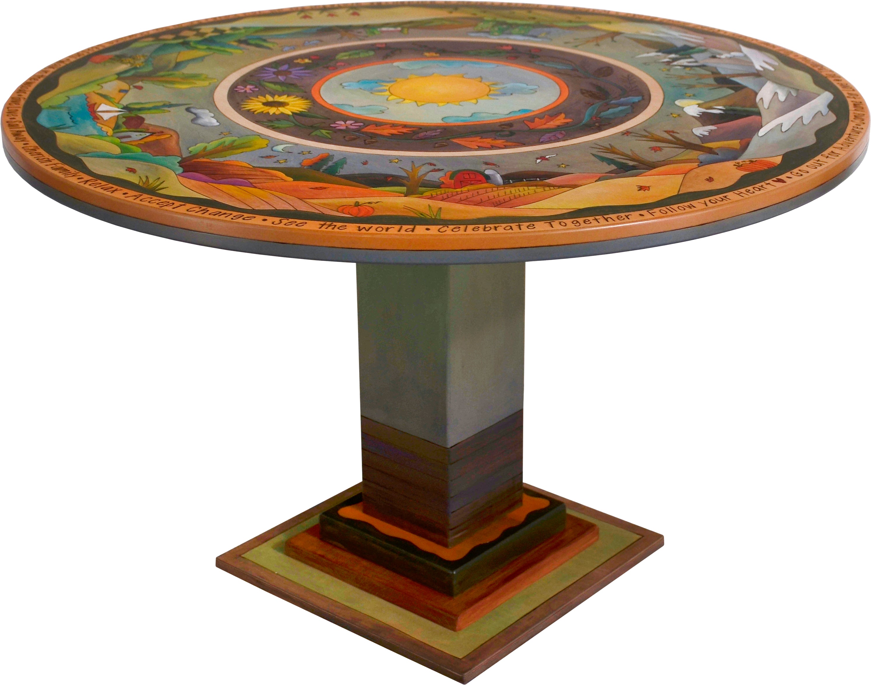 Handmade Dining Tables - Hand Painted Dining Tables