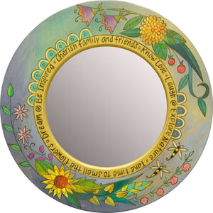 Handmade Circle Mirrors | Sticks handmamde