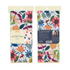 Two floral-patterned microfiber towels in packaging on a white background