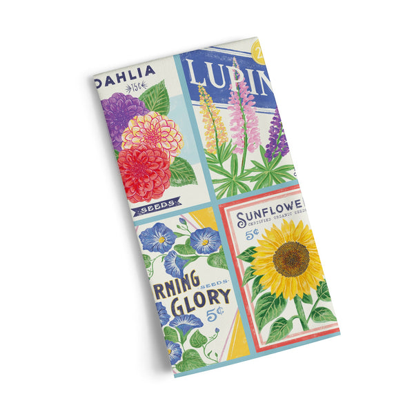 Cotton Tea Towel | Seed Packets