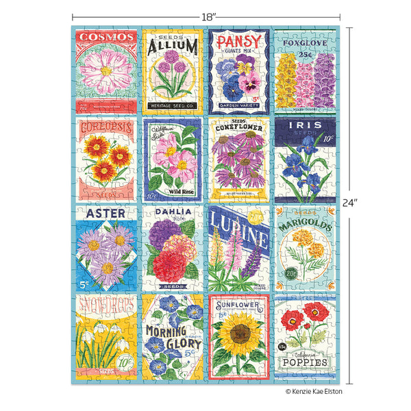500 Piece Puzzle | Seed Packets